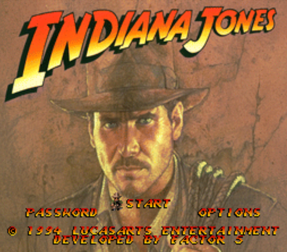 Indiana Jones Title Screen